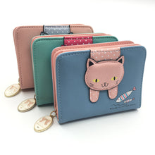 Load image into Gallery viewer, Cute cat wallet ss0827a