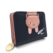 Load image into Gallery viewer, Cute cat wallet ss0827a