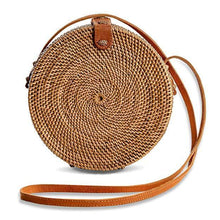 Load image into Gallery viewer, Handmade Wicker Woven Bag