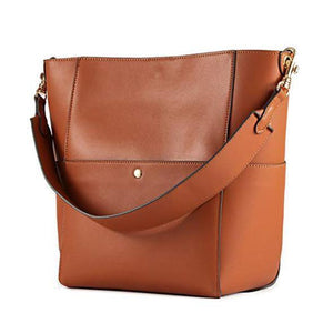 Cho'Geth Leather Handle Tote Bag - SS229T