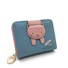 Load image into Gallery viewer, Cute cat wallet ss0827a