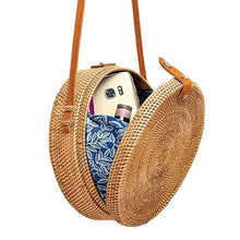 Load image into Gallery viewer, Handmade Wicker Woven Bag