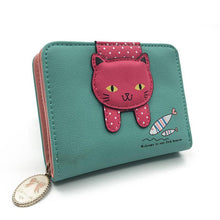 Load image into Gallery viewer, Cute cat wallet ss0827a