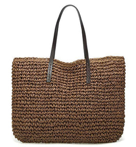 Straw Woven Tote Bag